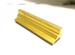 Golden 8feet Length Brass Extrusion Profiles SGS Certification