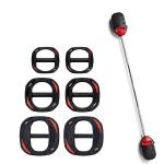 Rubber Coated Aerobics Barbell Steel Rubber Material For Weight Lifting