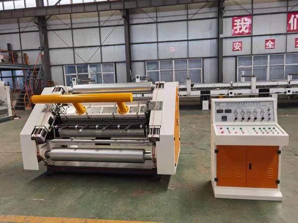 Cardboard Carton Box Making 1400mm Single Face Paper Corrugation Machine 100m