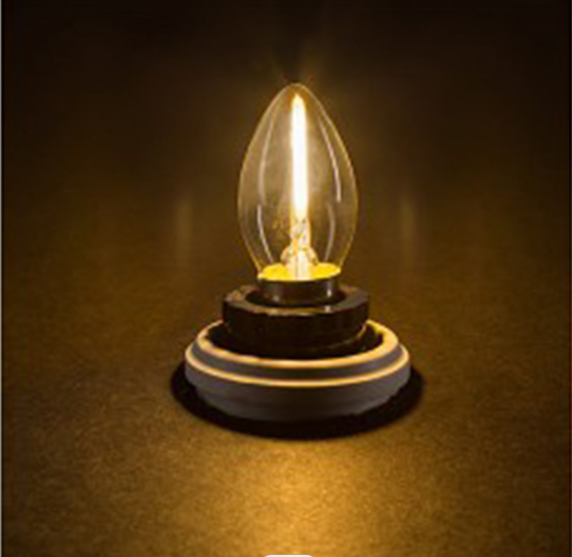 Warm White Candelabra LED Filament Bulb 2700K 2W C7 Night Light Bulb E12 E14