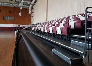 Quality Permanent Fixed Stadium Seating Indoor Riser Mounted For Sports Hall wholesale