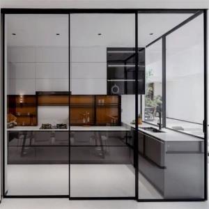 Quality Double Glazed Aluminum Framed Sliding Door For Kitchen Room wholesale
