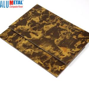 Quality 2440mm Anodized Marble Aluminum Composite Panel Acp Sheet White 7mm Aluminium Plate wholesale