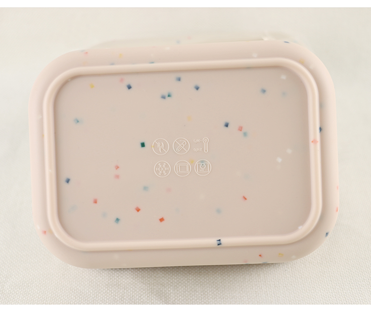 Sustainable Silicone Food Storage Container For Students Workers ODM