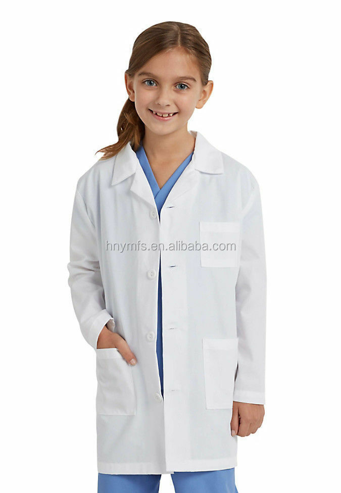 Custom Size Kids Doctor Costume Scientist Children Surgeon Doctor Lab Coat