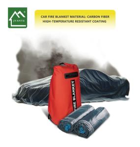 Quality 0.6mm Glass Fiber car fire blankets Suitable For Different Occasions wholesale