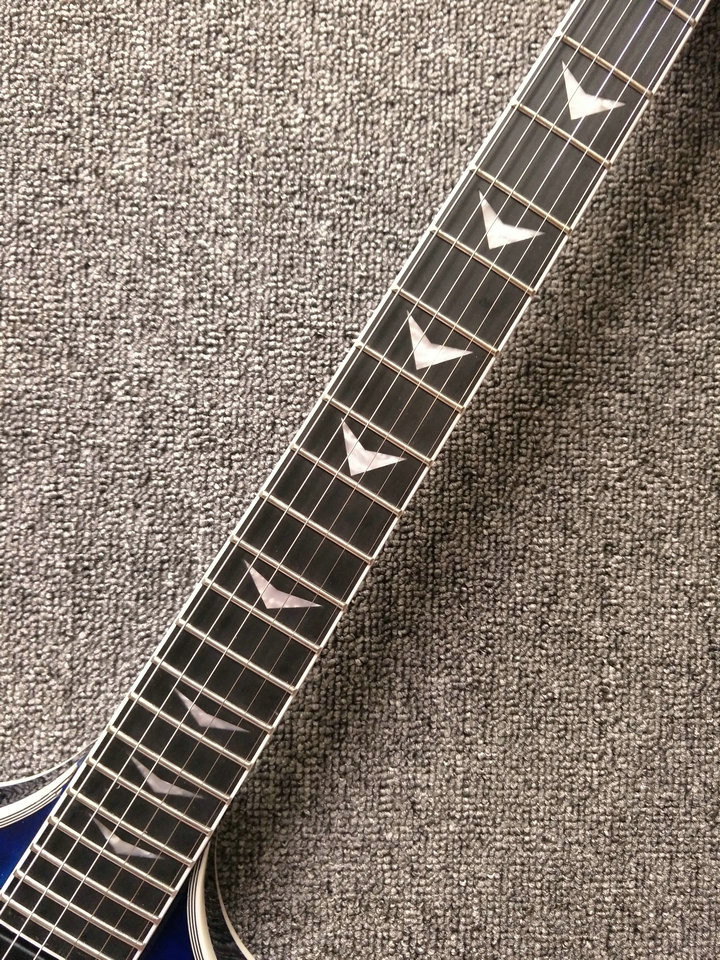 Custom shop blueburst Flying V Electric Guitar flying v guitar China OEM Guitar