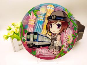 Quality Engraving Acrylic Stand Figures , 200mm acrylic circular display stands wholesale