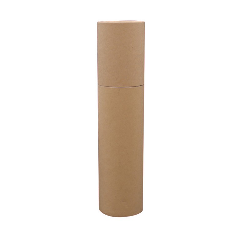 Luxury Coated Paperboard Tube Packaging Box with Custom Design Recyclable
