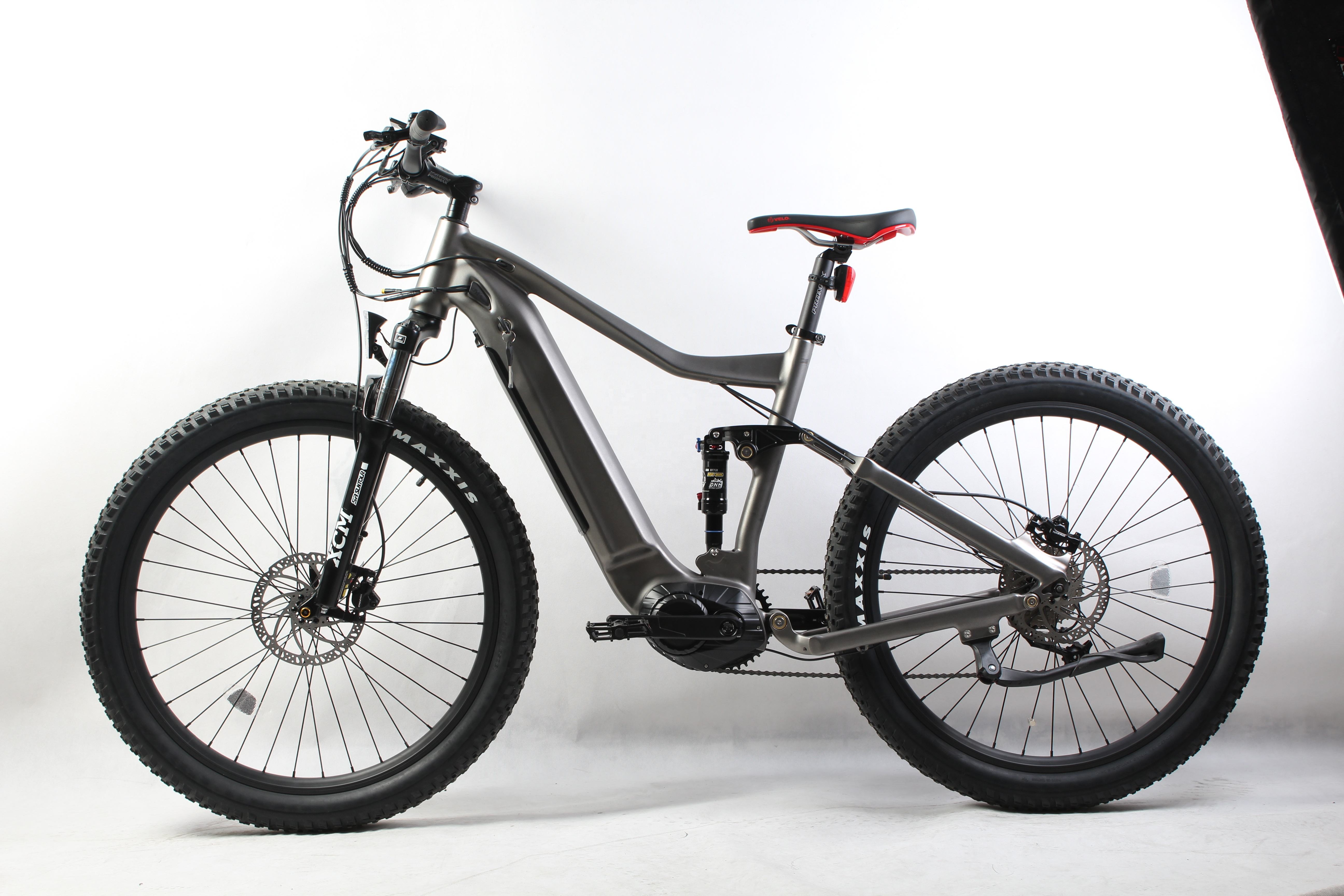 Aluminum Alloy Frame 27.5 Inch Mountain E Bike Full Suspension 30-50Km/h Max Speed