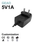 AC 6W 5V 1A Wall Mount Power Supply Durable For Projector Printer