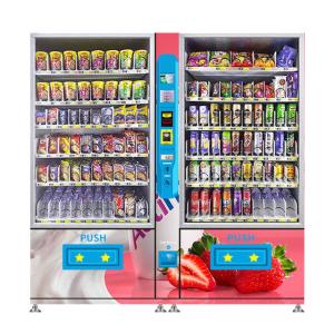 Quality Double Cabinet Large Capacity Gum And Snack combo vending machines Made In China Low Price wholesale