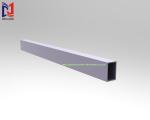 Silver / Black Terracotta Brick Wall Support System Aluminum Construction