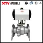 Straight Through Type High Platform Flanged Floating Ball Valve 150LB for Oil