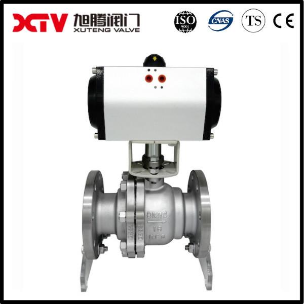 High Platform Carbon Steel Flanged Floating Ball Valve GB PN25 with Customized
