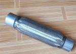 2.25" X 8" 57mm Stainless Steel Exhaust Flex Pipe Heavy Duty 12" Ol