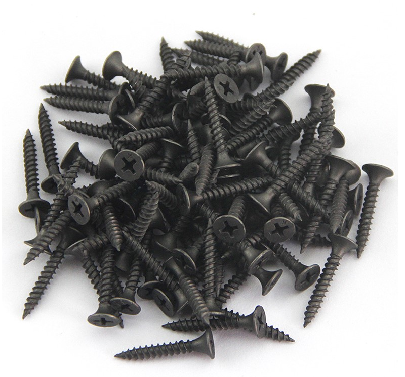 Metric Drywall Screws Coarse Thread for Black Gypsum Board Durable Steel Material