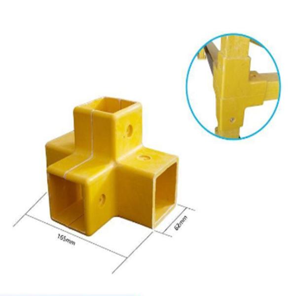 UV Resistance Fibreglass Accessories FRP Connectors For Square Tube,FRP Square