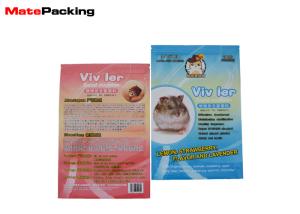 Quality Custom Logo Printed Pet Food Packaging Bags Three Side Seal Bag With Zipper wholesale