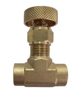 Quality 3/8&quot; NPT Brass Needle Valve Female Connect Water Pipes wholesale