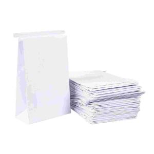 Quality Plain White Paper Car Barf Bags Airplane Sick Bag 80gsm wholesale