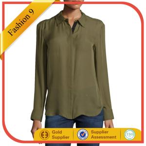 Quality Chiffon Button-Down Blouse wholesale