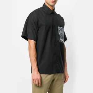 Quality Summer Mens Short Sleeve Dress Shirts Slim Fit With Turn Down Collar wholesale