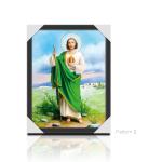 0.6mm PET Flip Religion Virgin Mary / Jesus 3D Lenticular Images For Wall Decro​