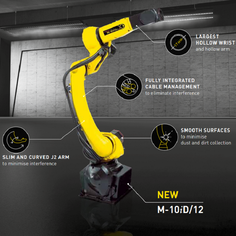 M-10iD/12 6 Axis Industrial Fanuc Robot Arm Garment Shops