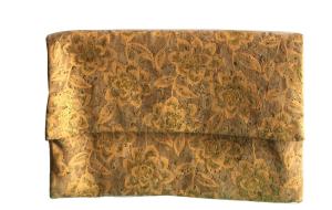 Quality 2016 Hot style Cork clutch 6.7''x4.5'' with button closure, customized color is available wholesale
