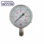use no oil stainless steel ammonia pressure meter