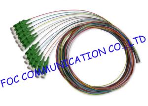 Quality APC 12 Packs Pigtail Fiber Optic Cable , FTTX Fiber Optic Pigtail Low Insertion Loss wholesale