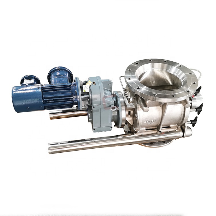 High Pressure Rotary Airlocks Valve Feeder Electric Drive DN100-DN350
