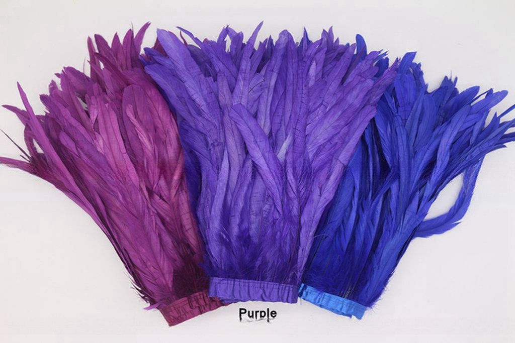 10-12 inch Rooster Coque Feather Fringe Trim for Quick Shipping DHL UPS FEDEX EMS TNT