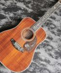 41 inch 12 strings full KOA wood D45 series glossy lacquer acoustic wood guitar