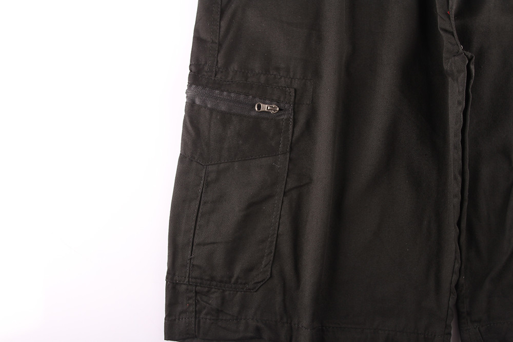 Men Belted Cargo Shorts Summer Sport Casual Pants Multi Pocket