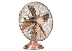 Portable Metal Table Fan For Living Room Oil Rubbed Bronze Finish 4 Blades