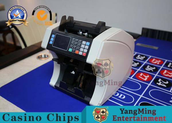Cheap Custom Bill Counting Machine Casino Game Accessories / Portable Cash Counter Front Loading for sale