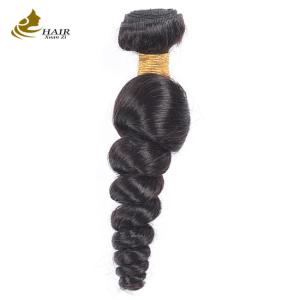 Quality Brazilian Virgin Human Hair Weft Weave Bundles Loose Wave wholesale