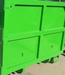 Heavy Duty Roll On Roll Off Dumpster 3000L Capacity Simplify Outdoor Waste