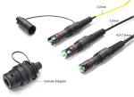 Aerospace Fiber Optic Patch Cables Supertap Connector Assemblies