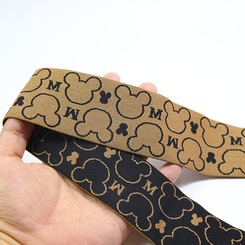 Good elasticity factory price custom jacquard elastic bands for man underwear