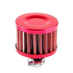 ES-1110 Universal car air intake filter neck size 12mm bright red color
