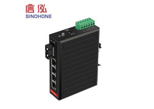 Quality 5 Port 4 PoE LAN Port Multimode Fiber Optic Switch wholesale