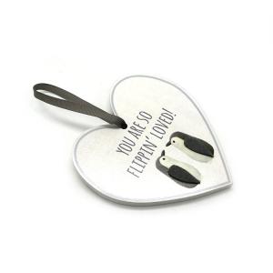 Quality White Love Shape Wooden Wall Plaques , Small Wooden Plaques With Sayings wholesale