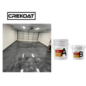 Quality Glass Like Metallic Epoxy Basement Floor Paint Non Toxic Viscous wholesale