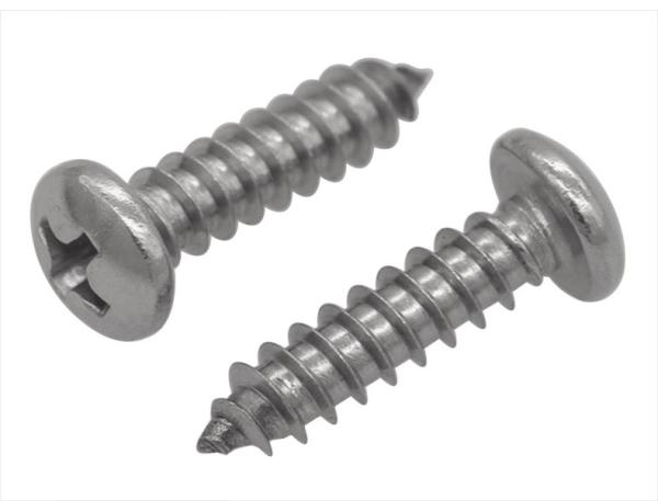 18-8 Stainless Steel Phillips Drive Oval Head Self-Tapping Screws Round Head
