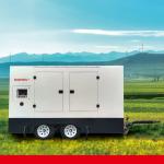 160kw Cummins Engine Silent Diesel Generator Trailer Type 1800RPM Russian