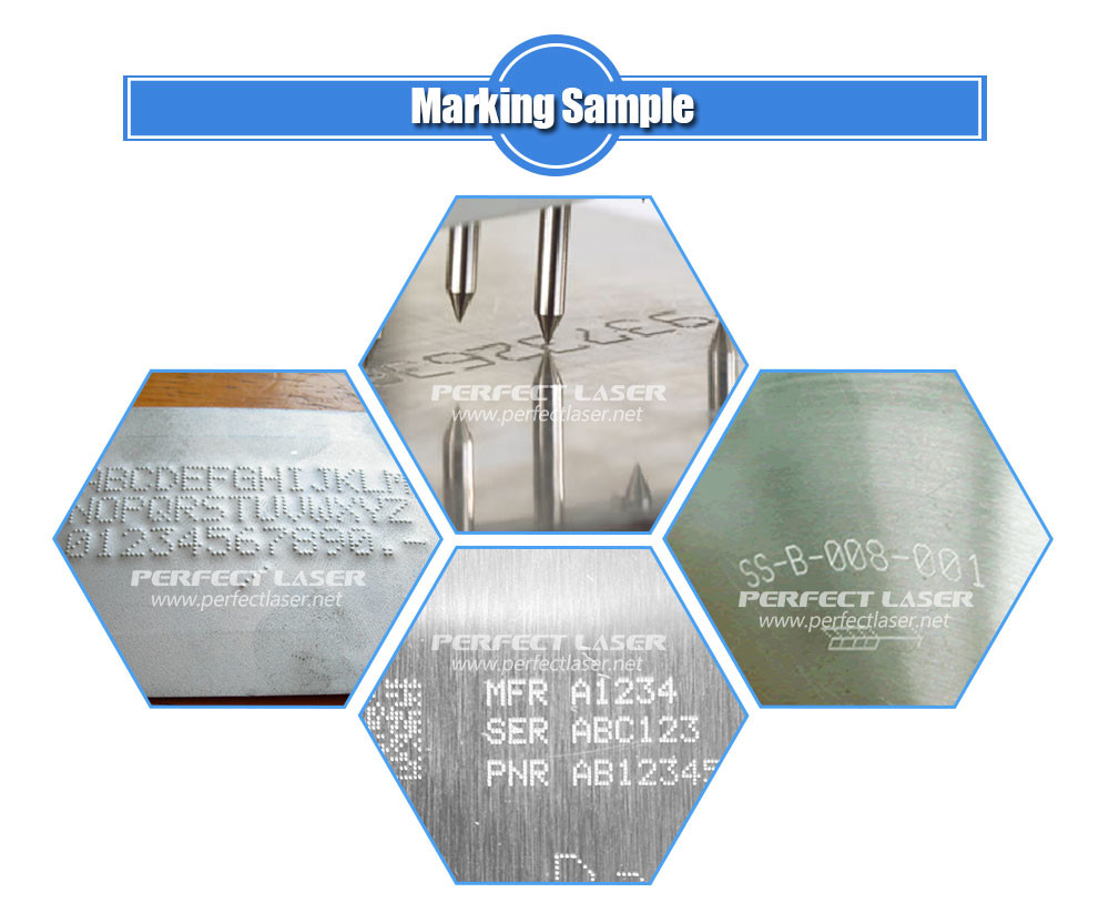 Metal Signs Handheld Dot Peen Marking Machine For Engineering Machinery