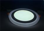 White + White Led Round Flat Panel Light Living Room AC 85-265V Aluminium Alloy
